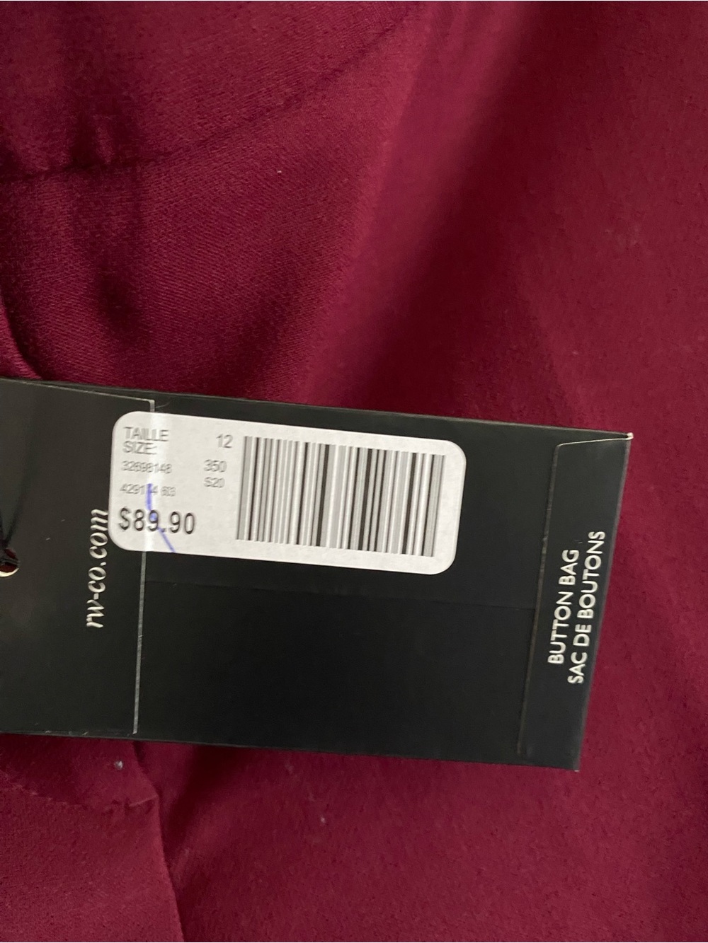NWT RW&CO Burgundy Women's Blazer and Pants Suit - Picture 8 of 9